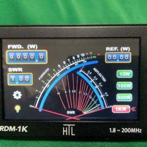 SWRパワー計　MAX１ｋW　RDM-1K　1.8－200MHｚをカバー　新発売　degital　cross　needle　SWR　POWER　METER
